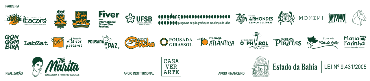 Regua logos Festival de Dança de Itacaré